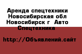 Аренда спецтехники - Новосибирская обл., Новосибирск г. Авто » Спецтехника   